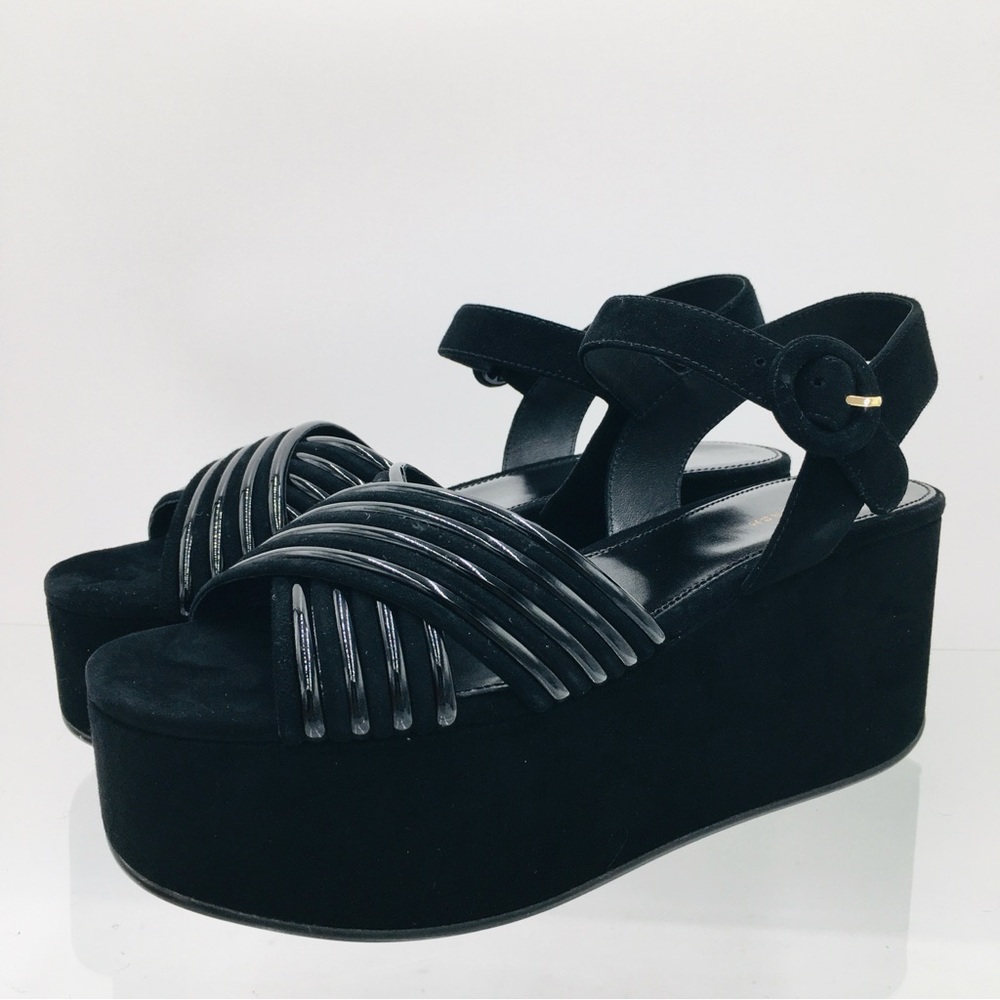 Tory Burch Bombe Cross Strap Platform Sandal Women’s Size 9 M